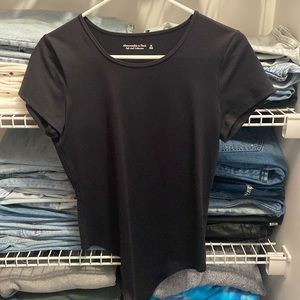 Abercrombie, black T-shirt bodysuit